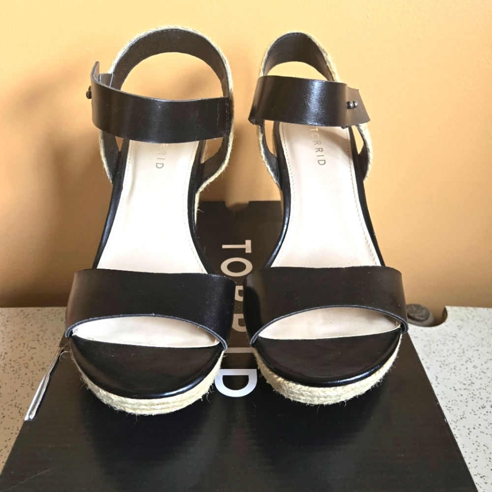Torrid Ankle Strap Wedges, 8W